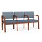Lesro Lenox 3 Seat Tandem Seating W/ Arms, 65 in W 26 in L 31.5 in H LW3103 - alternate 1